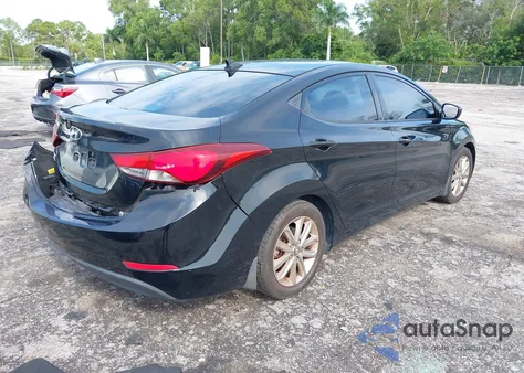 2015 Hyundai Elantra Se from USA, damaged, VIN 5NPDH4AE9FH620501